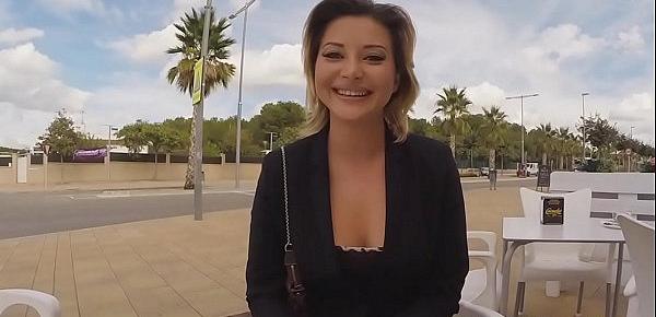  Anna freaked out sucking dick in public
